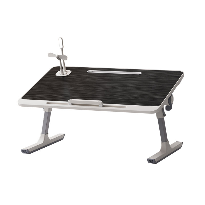 Hauteur et angle réglable Support pour ordinateur portable pour lit, table d'appoint pour plateau de lit, table d'ordinateur portable pliable légère pour canapé-lit, bureau pour adultes, enfants