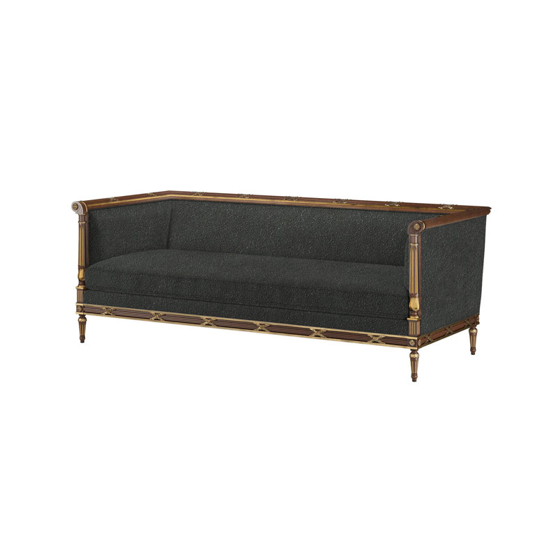 Regent's Visit Sofa, Rise Charcoal (Performance fabric) 1357-95