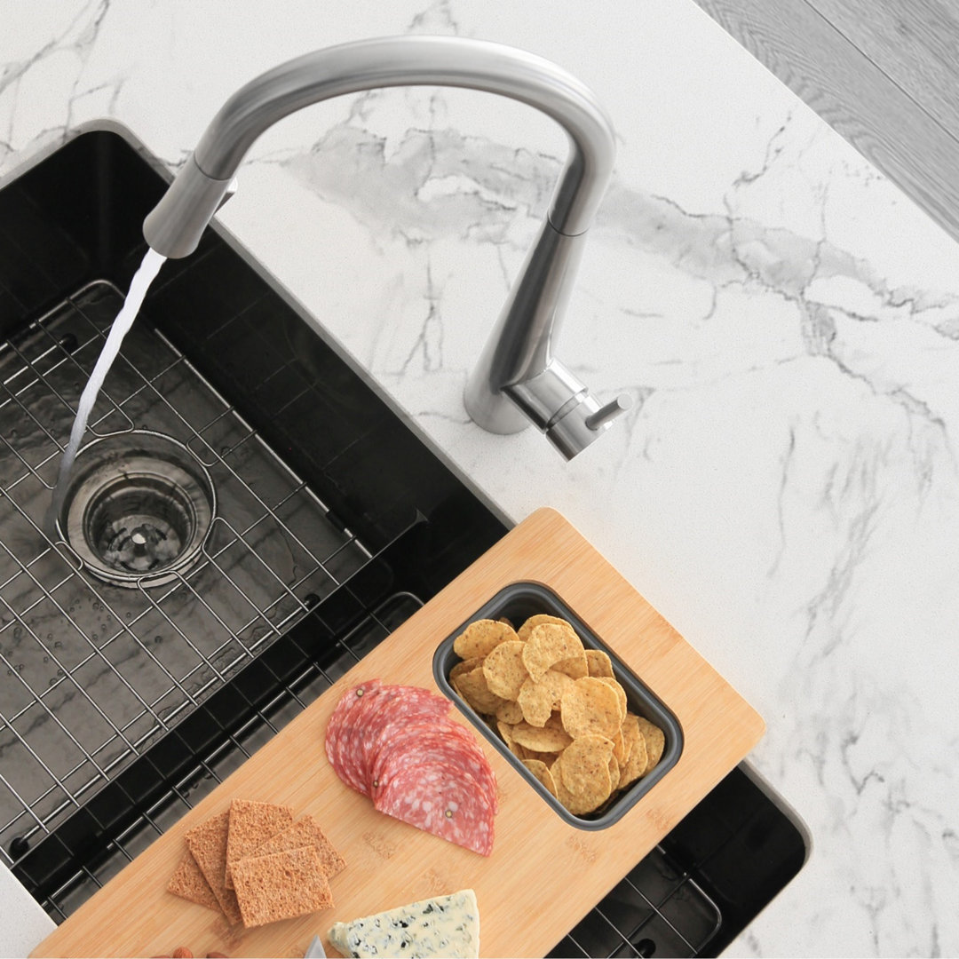 Modern Faucet Stylish Siena One-Handle Pull Down Kitchen Faucet STYLISH 