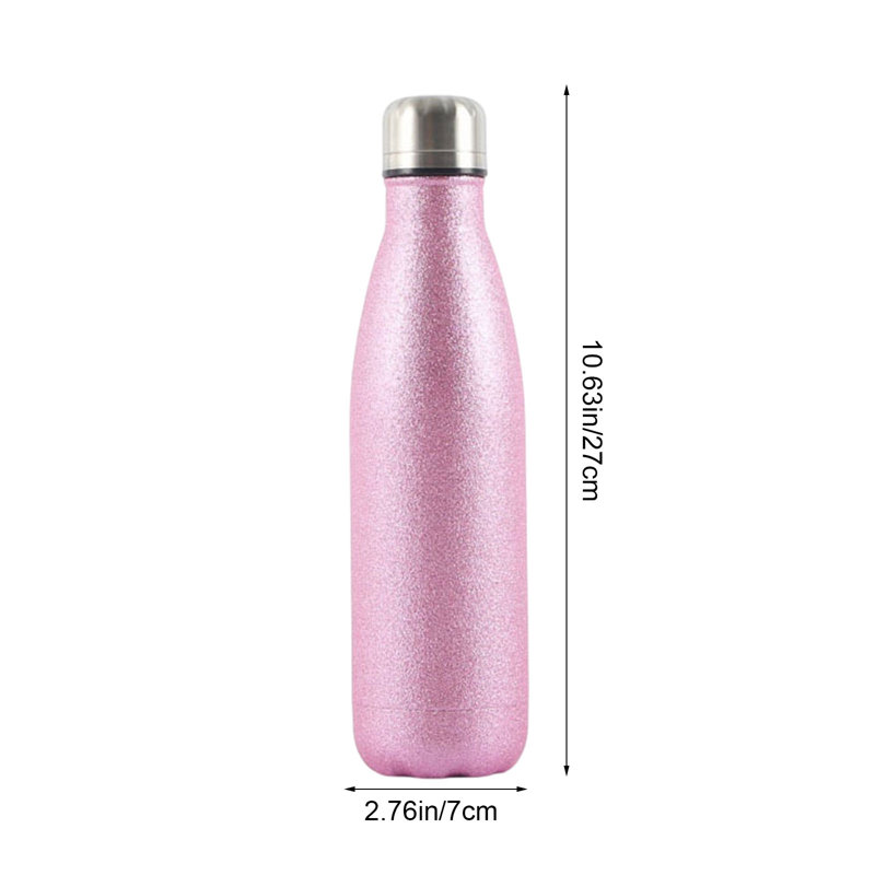 Bouteille d'eau en acier inoxydable 304, Rose