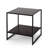 Hilton Dane 20'' Black Frame Side Table