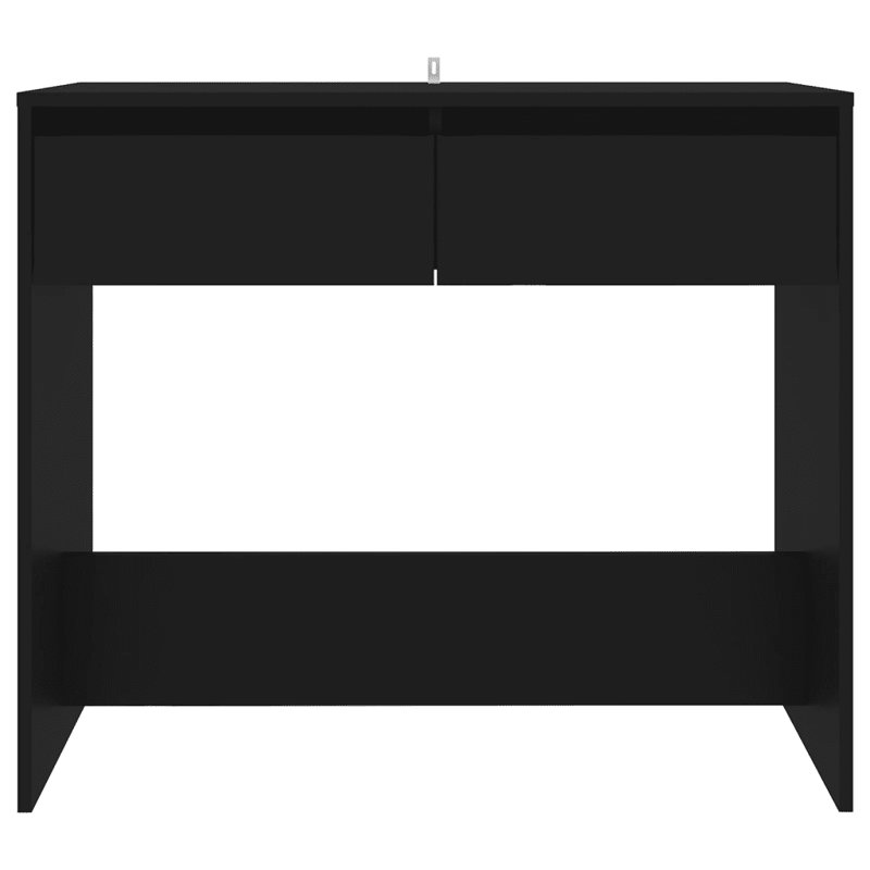 Isaish Console Table, 76.5cm H x 89cm W x 41cm D, Black