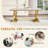 Metal Base Dining Table-1806050436-1806050433