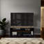 TV Stand, 2 Doors, 2 Shelves, Chesnut / Light Brown  On-Site