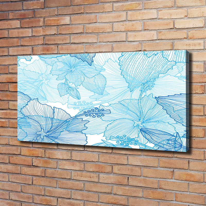 Hawaiian Flowers - Wrapped Canvas Print