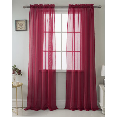 Landose Sheer Curtain Single Panel