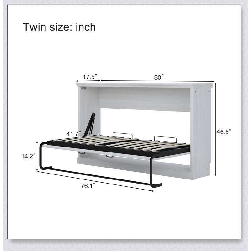 Lit escamotable horizontal, lit escamotable, armoire pliante, meuble peu encombrant
