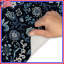 Tapis de bain à motif floral complexe-78907308