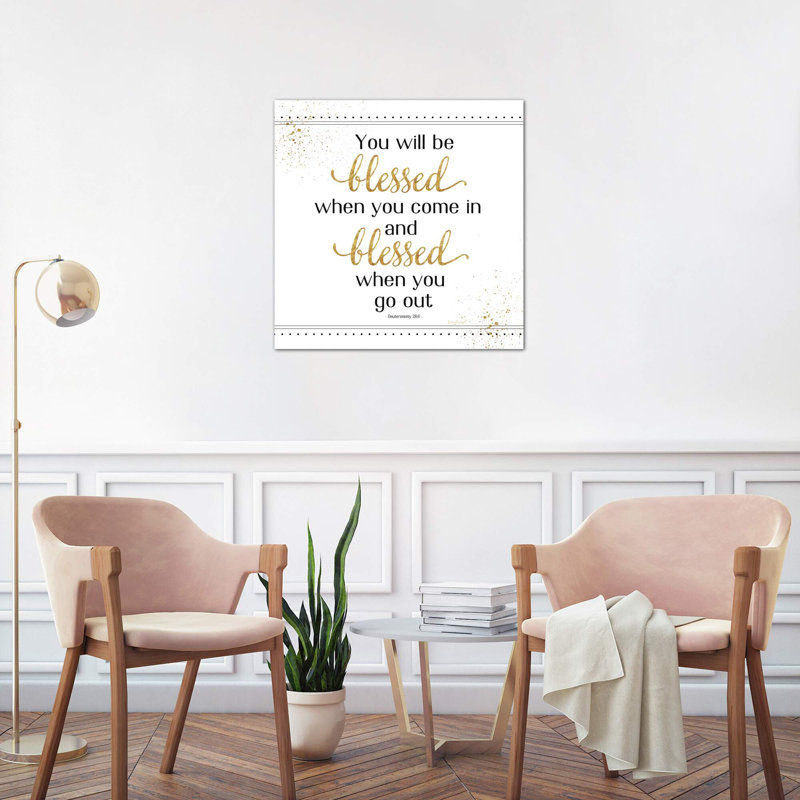 You Will Be Blessed by Jennifer Pugh - Wrapped Canvas Print, 45.72 cm H x 45.72 cm W x 1.91 cm D