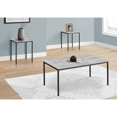 Degroat 3 - Piece Living Room Table Set