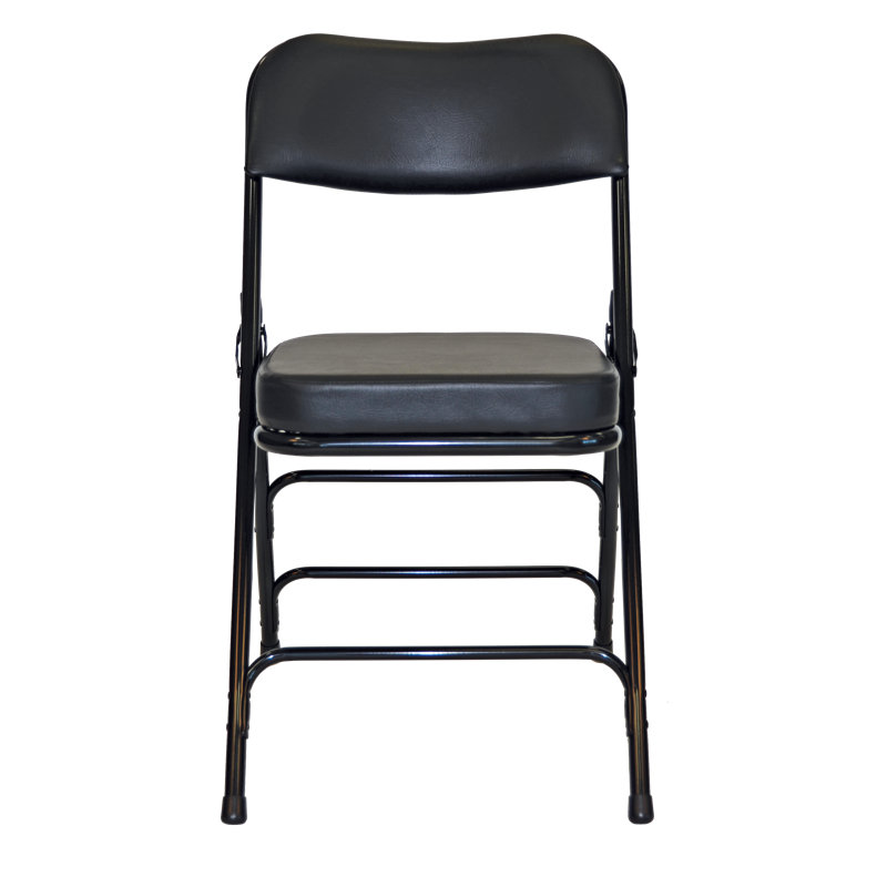 Chaise pliante Rhino, Noir