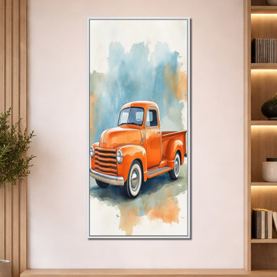" Bright Orange Classic II " Print