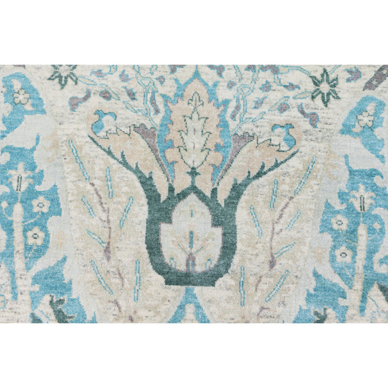 Hand Knotted Wool Oriental Indoor Rug, Rectangle 8' x 10'