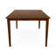Ensemble de salle à manger rectangulaire 7 pièces 59 pouces Boleradice, finition chêne sale avec chaises rembourrées en polyester beige