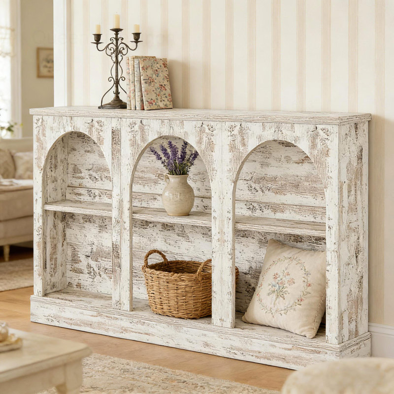 Modern Console Table, White