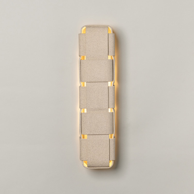 STRIA 5 SCONCE, Sand, No