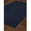 Tapis bleu marine en laine noué à la main Dionne-21599295