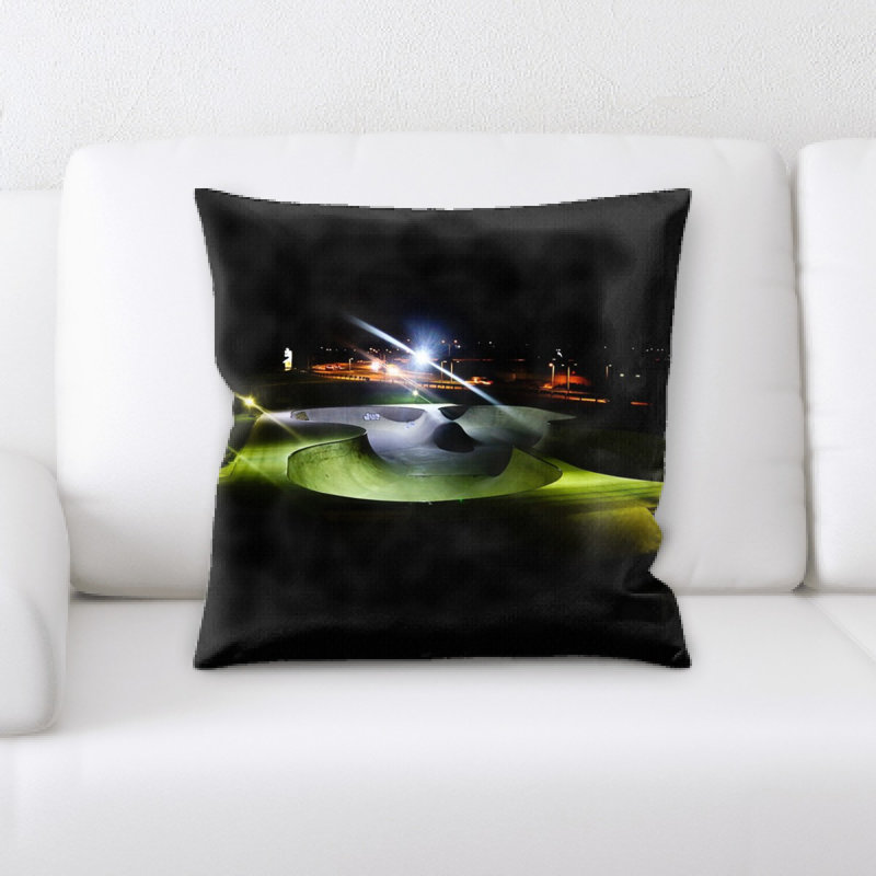 Microsuede Reversible Throw Pillow