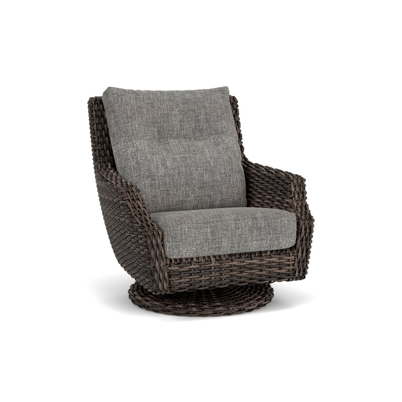 Largo Outdoor Rocker Chair, Black Sand