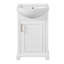 Ensemble de meuble-lavabo sur pied 20 po avec lavabo en céramique, ensemble de meuble-lavabo simple autoportant avec porte à fermeture douce-1585344903