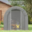 Tente de rangement de jardin 6 pi x 8 pi Outsunny