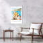 Colorful Cinque Terre Italy Colorful Vibrant Abstract Architecture Coastal Wall Art Print by Alex Nereuta - Wrapped Canvas Print-223791295