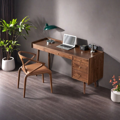 All solid wood popular desk chair