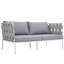 Causeuse d'extérieur en aluminium Harmony-107006729