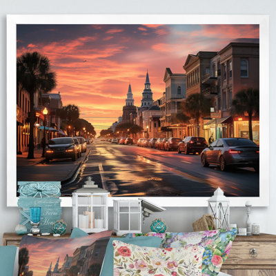 Charleston Beautiful Cityscape IV, reproduction d'art sur toile