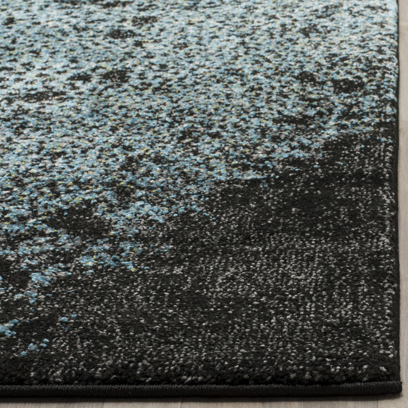 Glacier Performance Abstract Rug, Rectangle 2'7" x 5'
