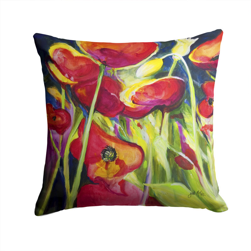 Coussin décoratif intérieur/extérieur dépilaments, H 14 po x l 14 po x P 4 po