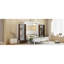 Mur de lit double pleine grandeur avec placard, tiroirs et table - peu encombrant, multifonctionnel pour les petits appartements, les chambres d'amis, le bureau rabattable intégré, le rangement spacieux, la structure pliable du bureau-141506106