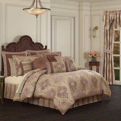 Weston - Terracotta Queen 4Pc. Comforter Set