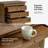 3-Drawer Traditional End Table with Charging Station and Pull-out Shelf -1361466423