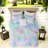 Certified Polyester Bedding Sets, Watercolor Tie Dye, Modern Home