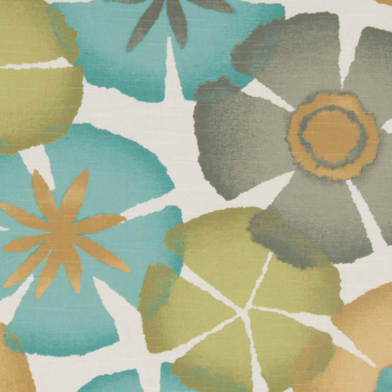 Pure Petals 100% Cotton Fabric, Pool