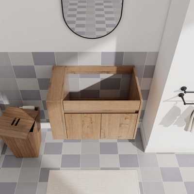 Meuble-lavabo de 30 pouces avec tablette ouverte
