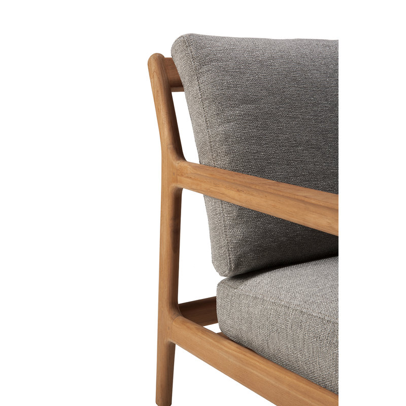 Jack Outdoor Teak Lounge Chair, Brown/Mocha
