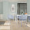 Holiday - Ensemble de 2 chaises longues modernes - Plastique PP intérieur / extérieur toutes saisons, léger pour patio, plage, salon