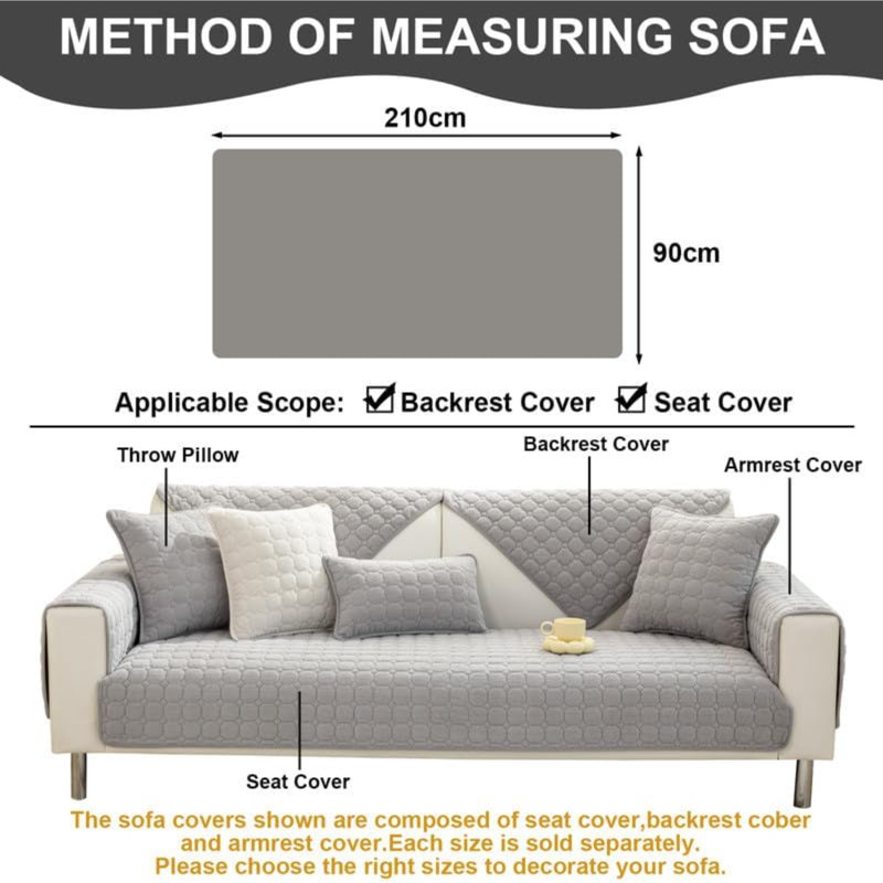 Suprit Outdoor Patio Sofa Cover, Grey