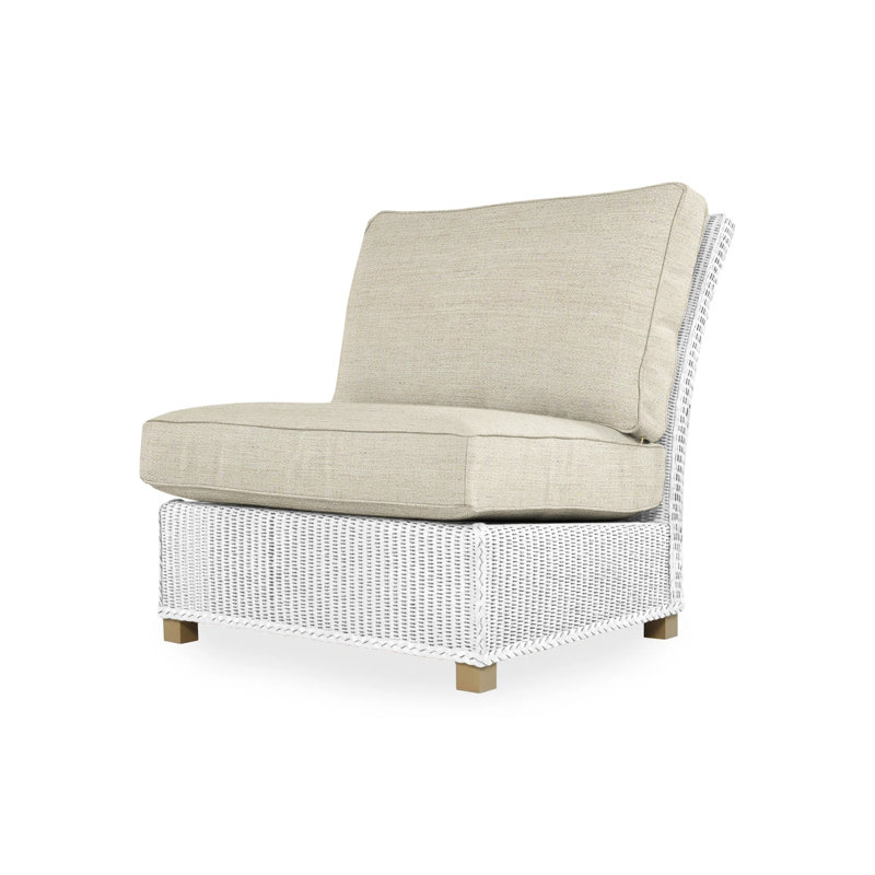 Hamptons Outdoor Lounge Chair, Cottage Pepper, White