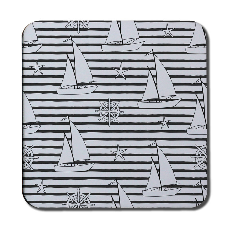 Square 6 Piece Coaster Set