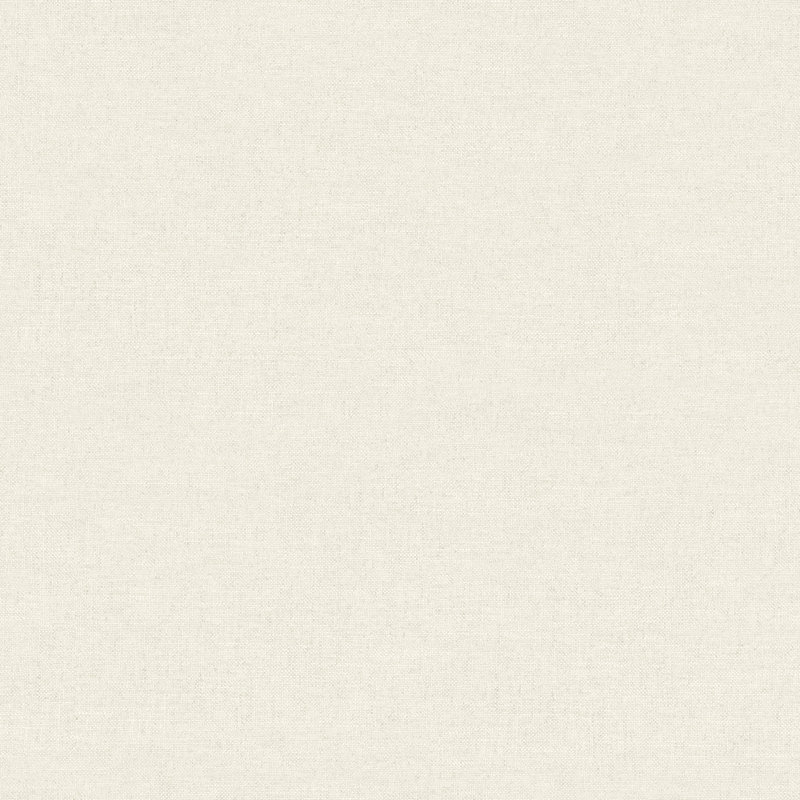 Papier peint tissé en tissu bleu clair Chambray, Ivoire ivoire