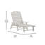 Chaise longue d'extérieur réglable de qualité commerciale avec porte-gobelet Ayleah-86836275-124198340