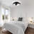 18.9" Flush Mount Caged 6-speed Reversible Ceiling Fan with Dimmable 3CCT LED Lights and Remote Control-987662914