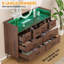 Commode 8 tiroirs avec lumière DEL et station de charge-1595217728-1595217855