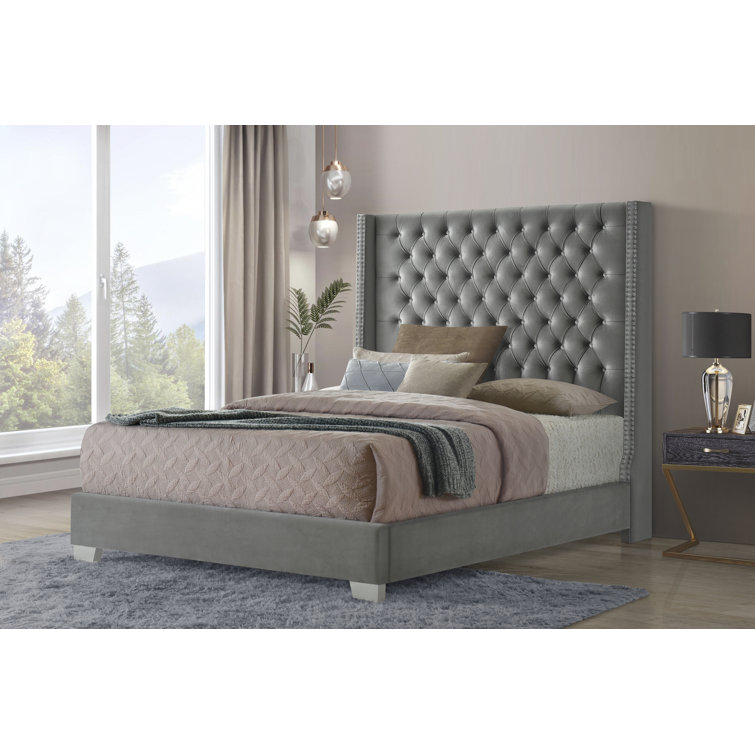 House of Hampton® Evelynrose Upholstered Standard Bed | Wayfair