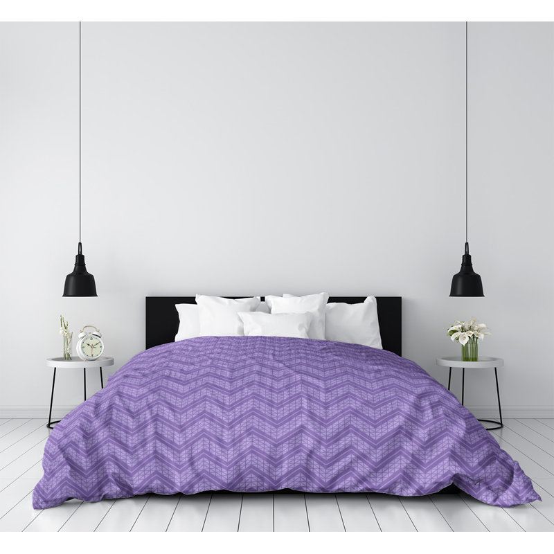 Housse de couette simple Rhonda Cheval, Housse de couette simple TG, Mauve chaud, Polyester brossé