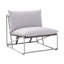 Garden Sofa Set 3 Seater Bessi Metal Green-135896514