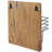 Azan Solid Acacia Magazine Rack Basket